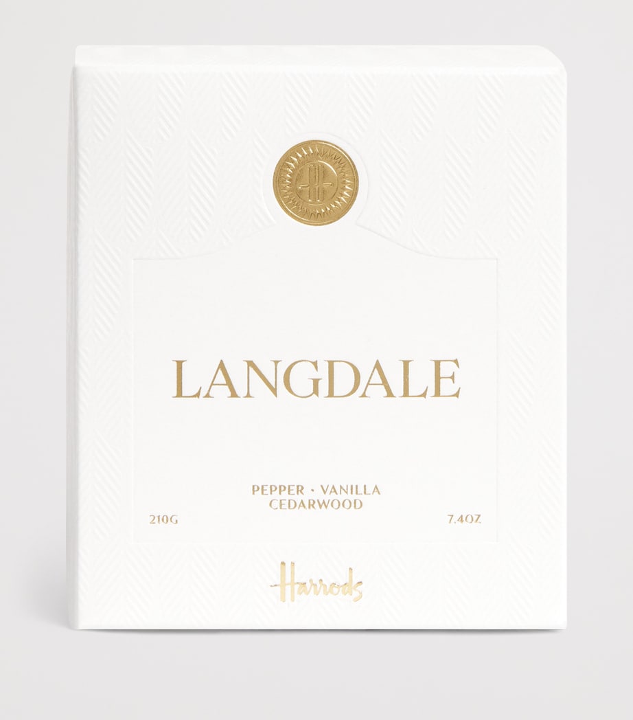 Harrods Langdale scented candle 210g, UK version