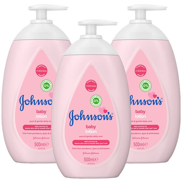 Johnson's Baby Lotion with Coconut Oil Bundle GOODS Superdrug   