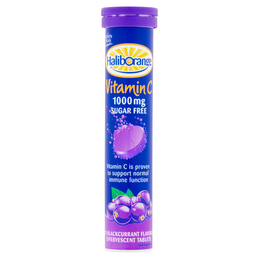 Haliborange Effervescent Vitamin C, Blackcurrant Flavour x20 GOODS Sainsburys   