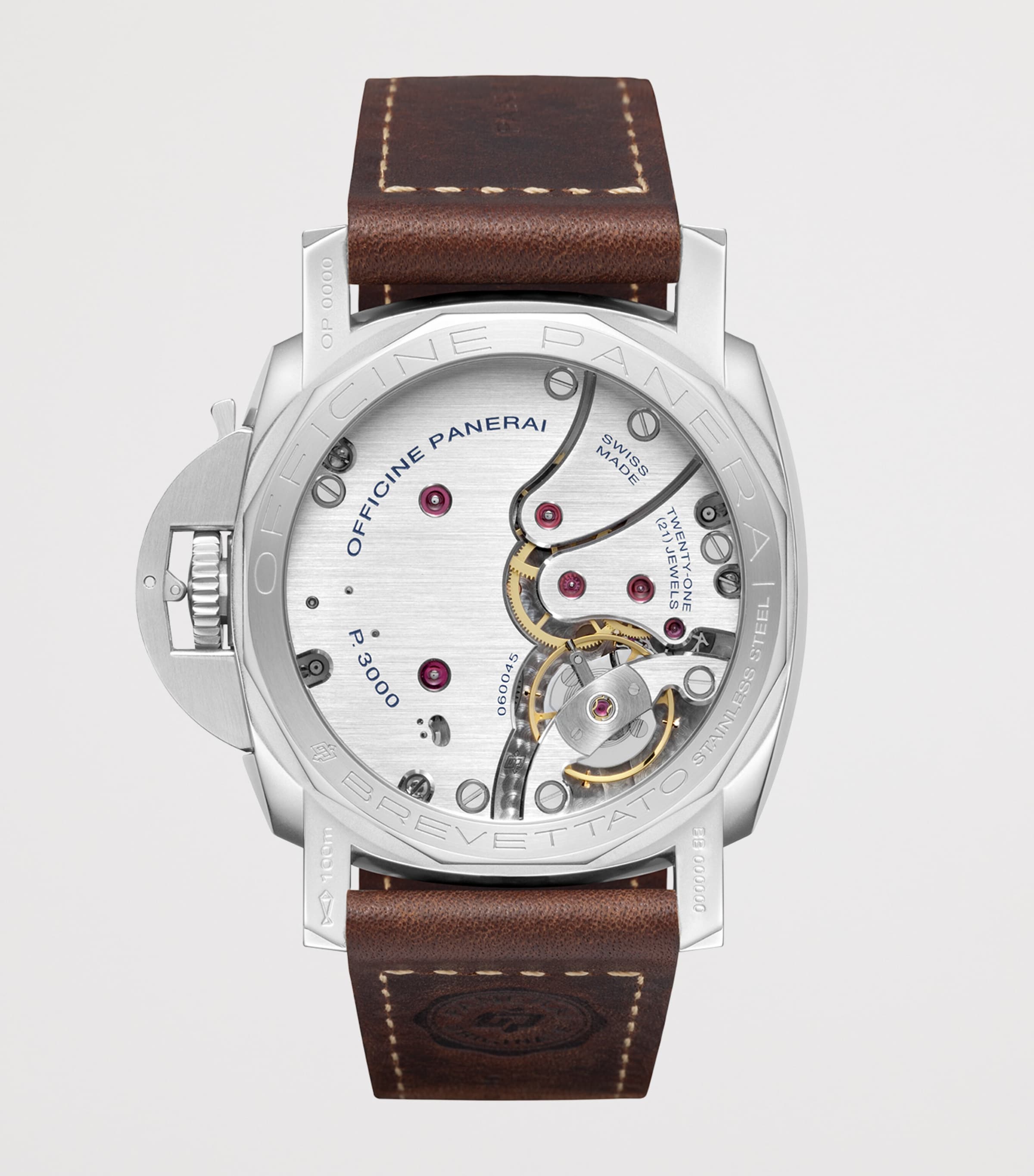 Panerai Luminor Tre Giorni 47mm stainless steel watch - British product