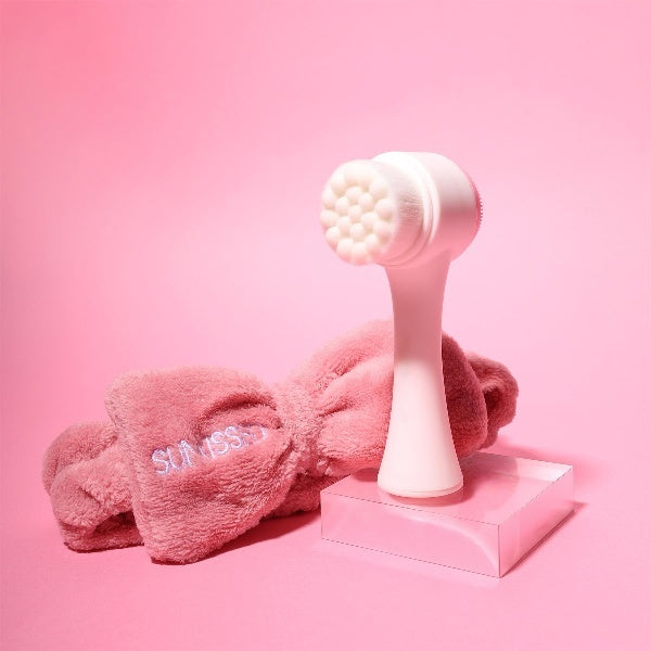 Sunkissed Get Fresh facial brush and headband gift set - British product