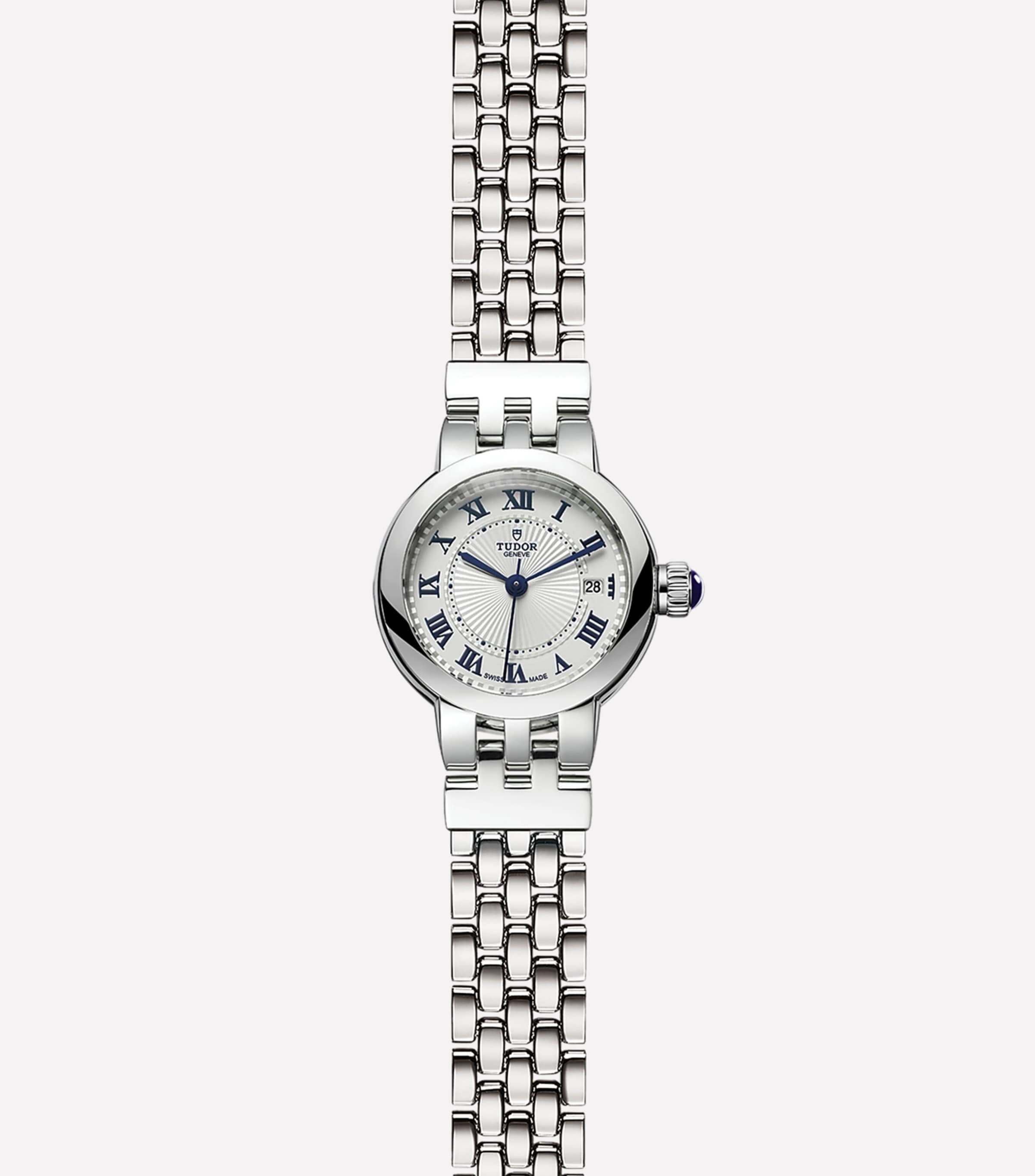 TUDOR Clair de Rose 26mm stainless steel watch - British product