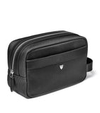 Aspinal Of London logo-detail wash bag - British product