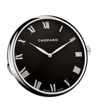 Chopard classic table clock stainless steel Roman numerals, UK version
