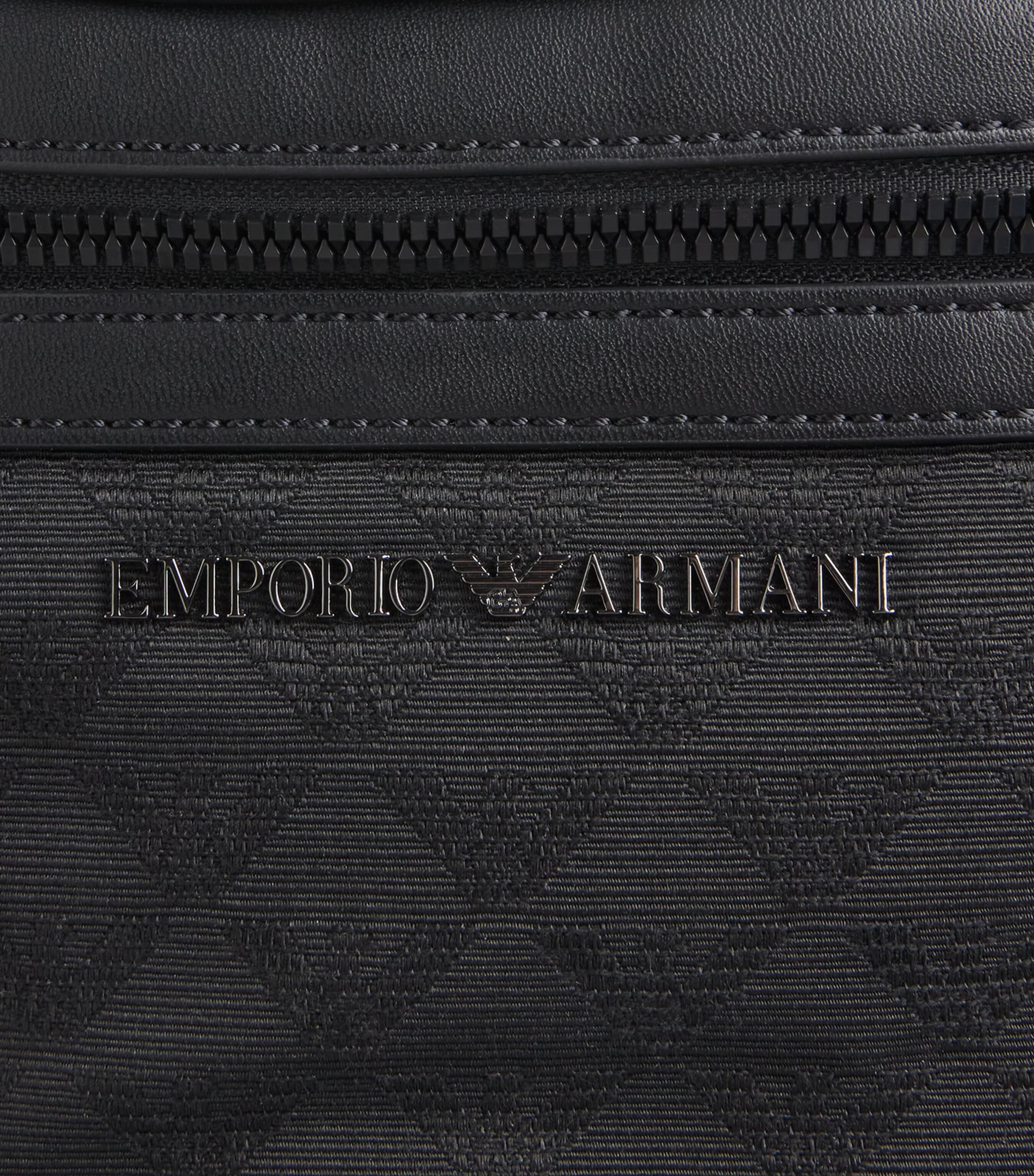 Emporio Armani jacquard logo belt bag (British brand)