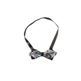 SVNX Pasley bow tie multi navy, imported from the UK
