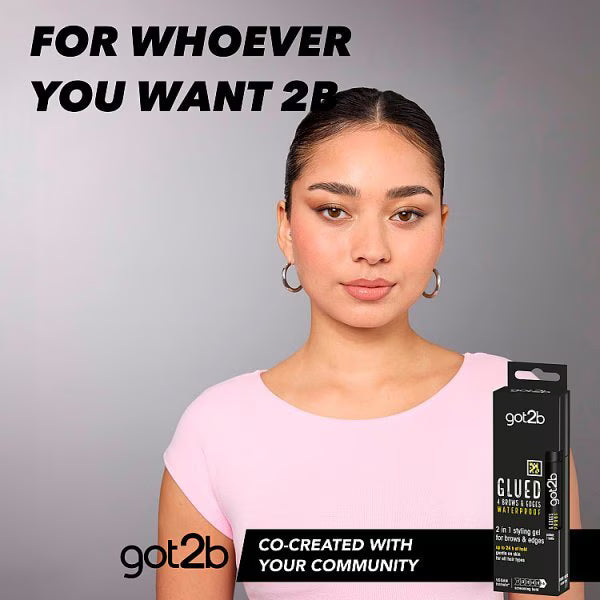 Got2b Glued Waterproof Brow Gel 16ml, UK version