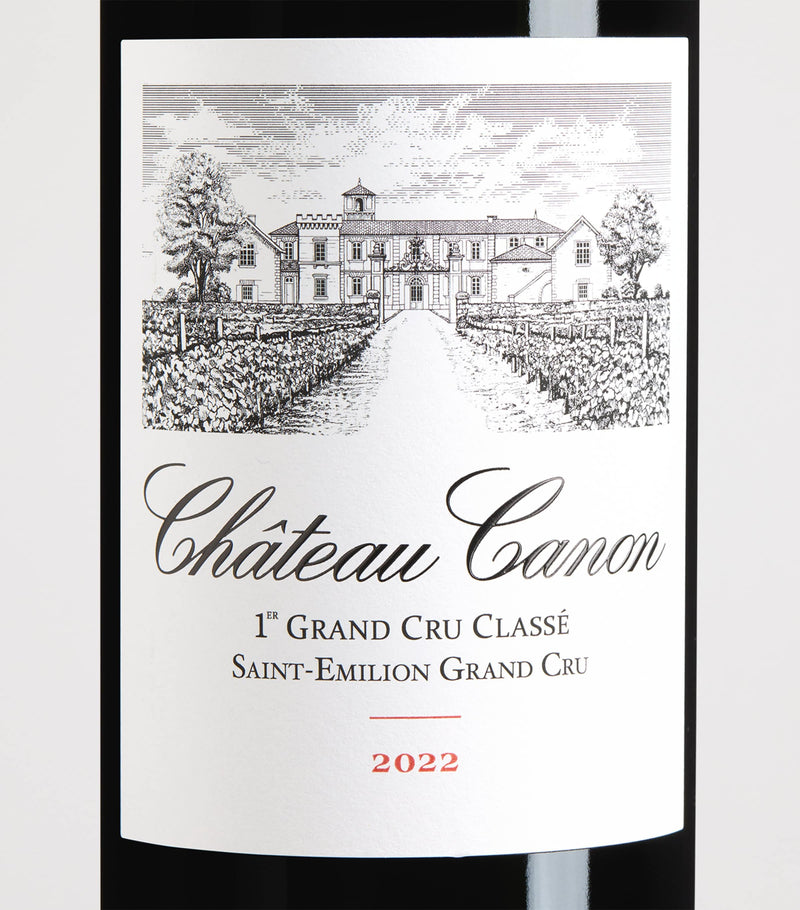 Château Canon Bordeaux red wine 2022 vintage 75cl - British product