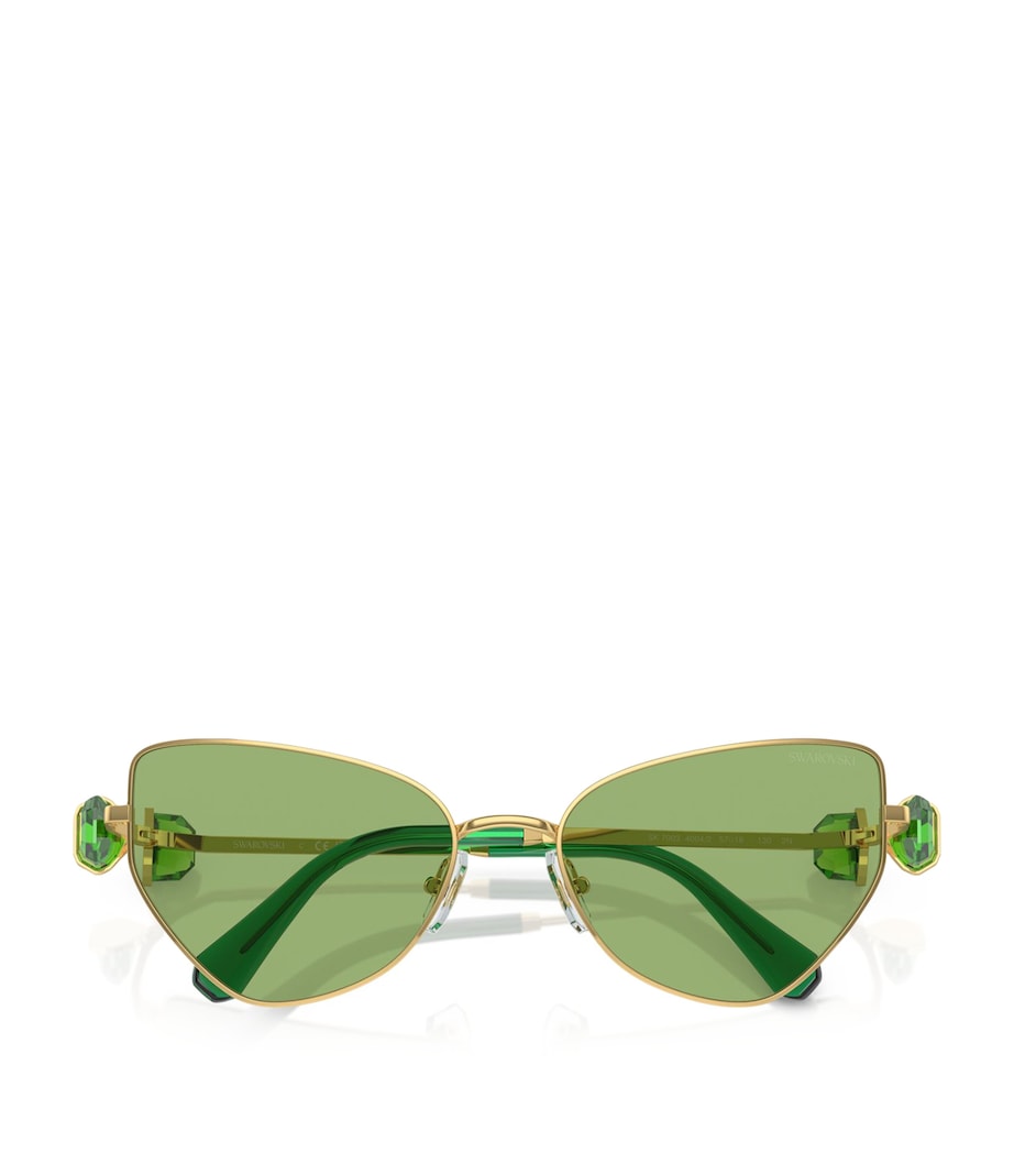 Swarovski cat-eye sunglasses crystal embellished - British product