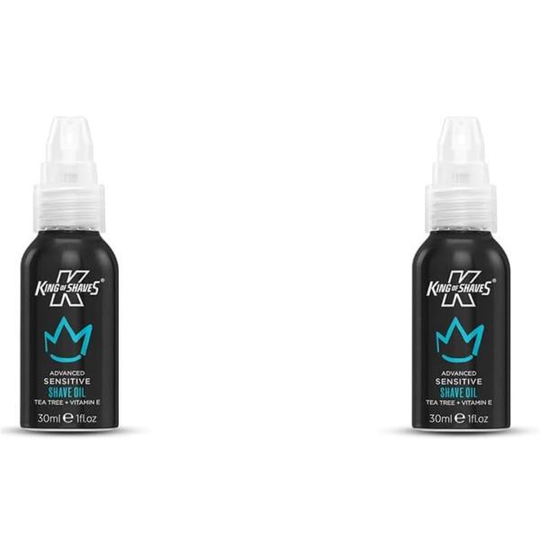 King of Shaves sensitive shaving oil 2x30ml, UK version