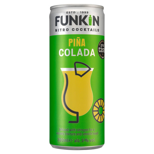 Funkin Nitro Cocktails Piña Colada 200ml All spirits & liqueurs Sainsburys   