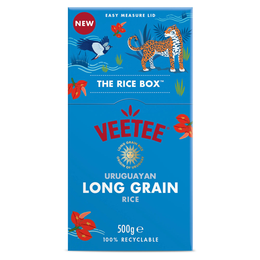 Veetee The Rice Box Uruguayan Long Grain Rice 500g