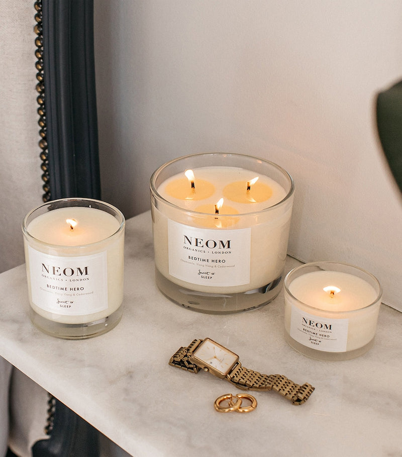 NEOM Real Luxury 1-wick candle 185g, imported from the UK