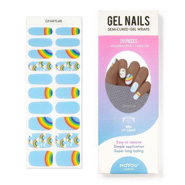 MoYou-London Gel Nail Strip - Chasing Rainbows