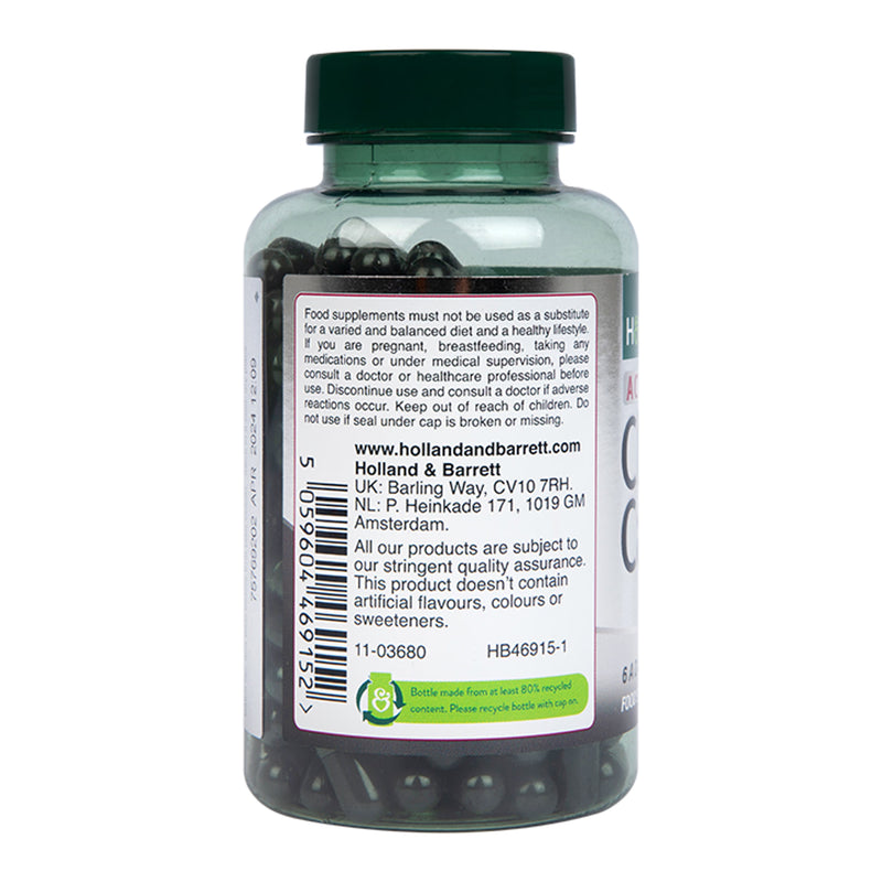 Holland Barrett Activated Charcoal Capsules 240, UK version