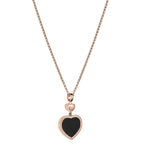 Chopard Happy Hearts rose gold pendant with diamond, imported from the UK