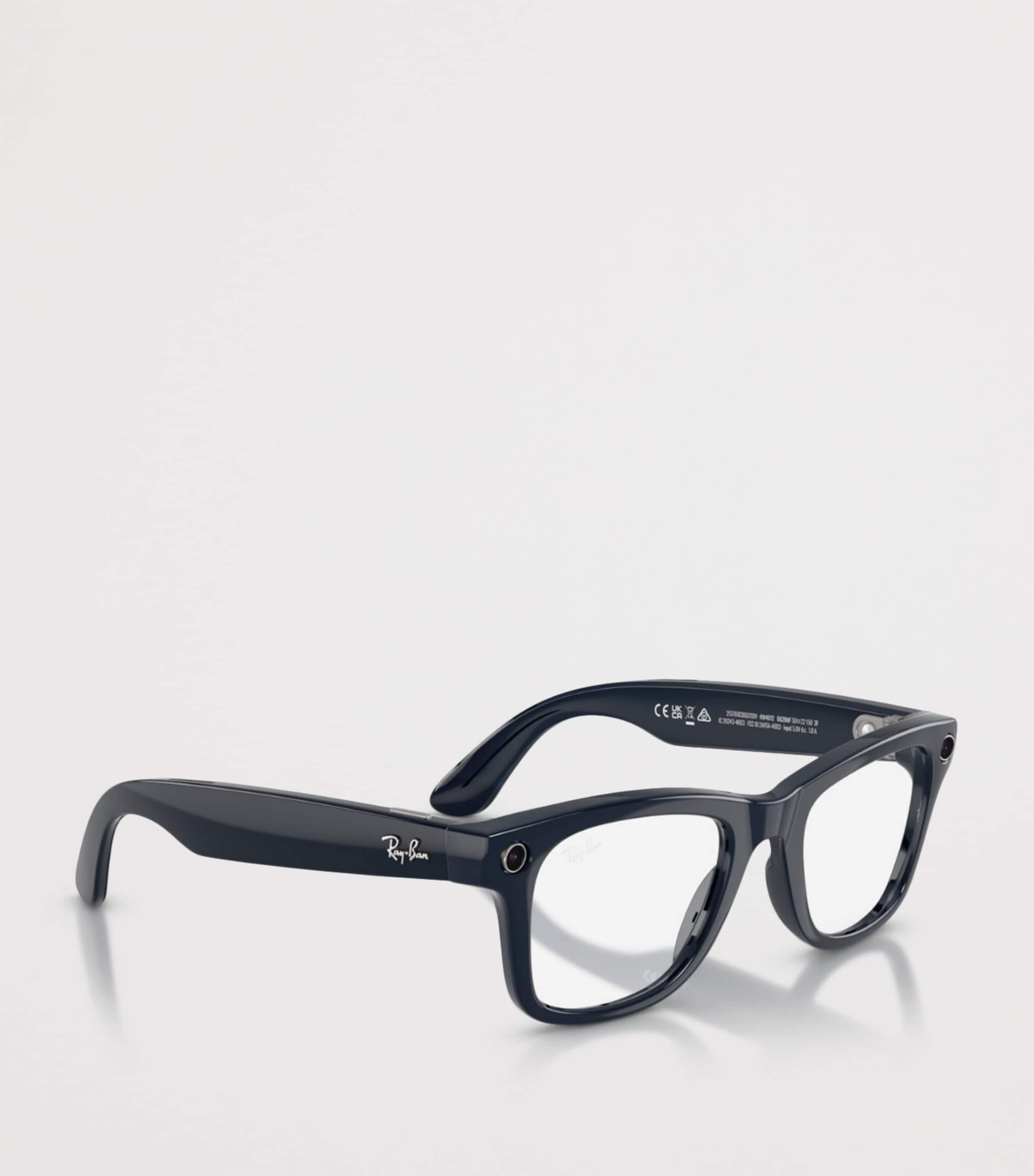 Ray-Ban Meta Wayfarer AI sunglasses with camera and speakers, imported from the UK