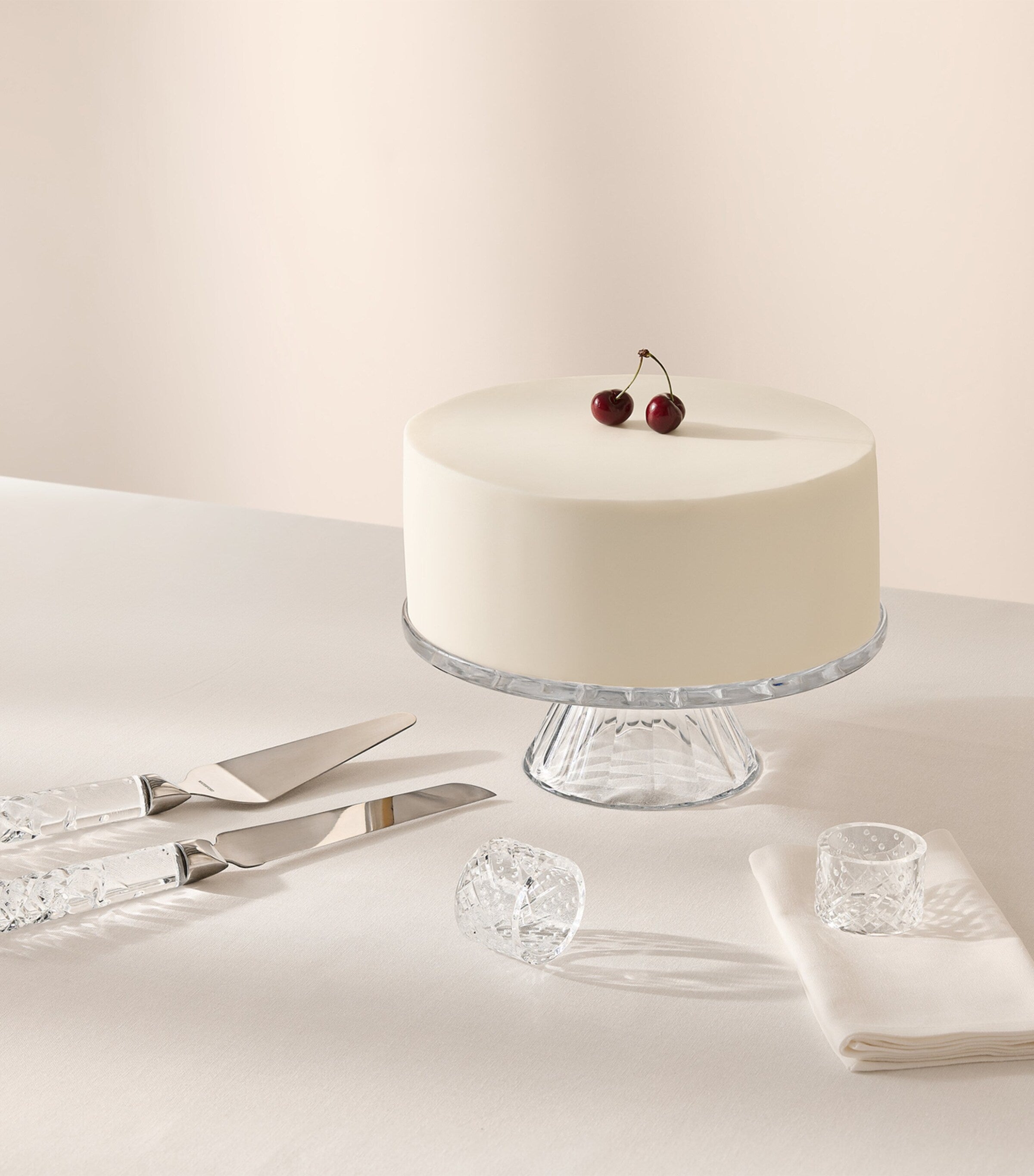 Waterford Crystal Celebrations cake knife and server set (British brand)