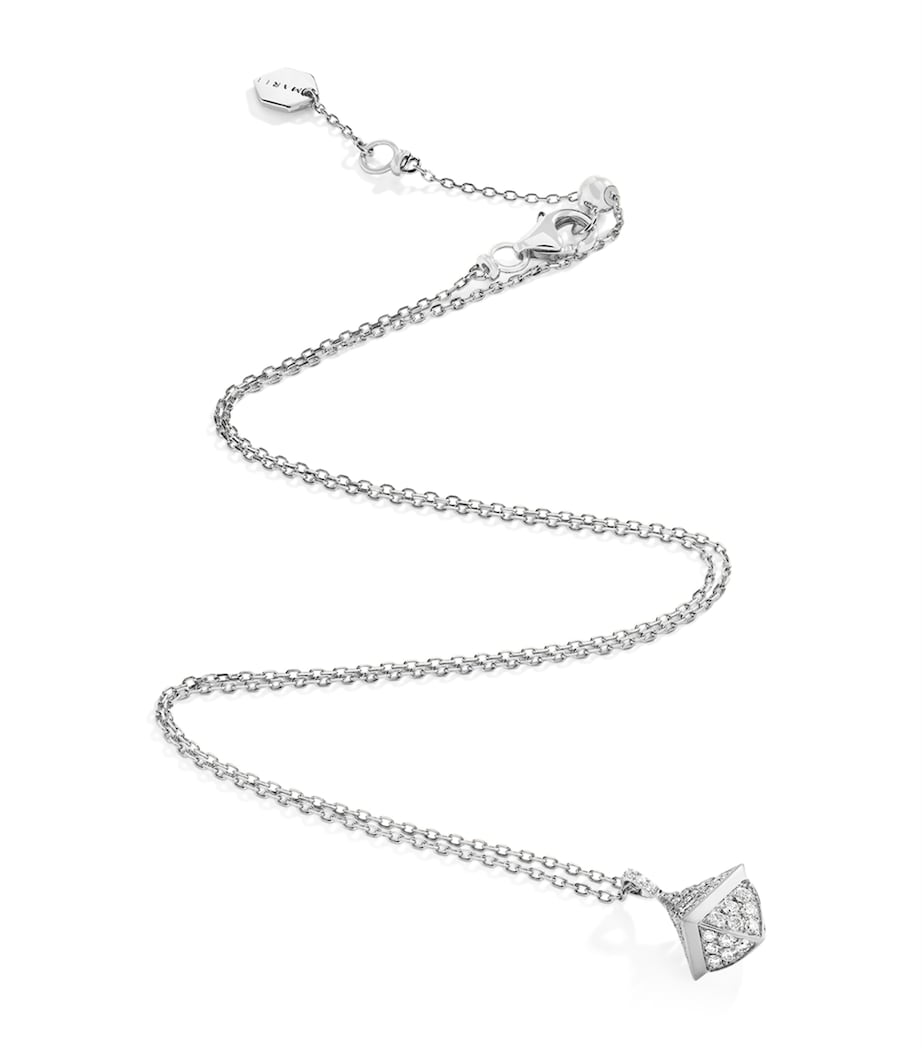 Marli New York white gold diamond pendant necklace (British brand)