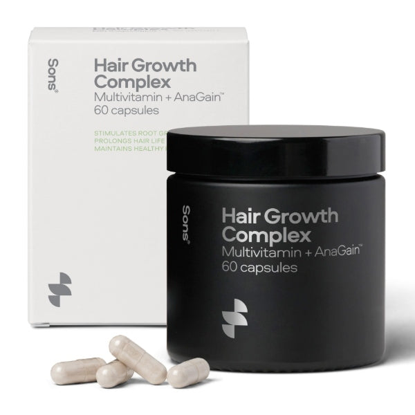Sons multivitamin hair growth supplement capsules (British brand)