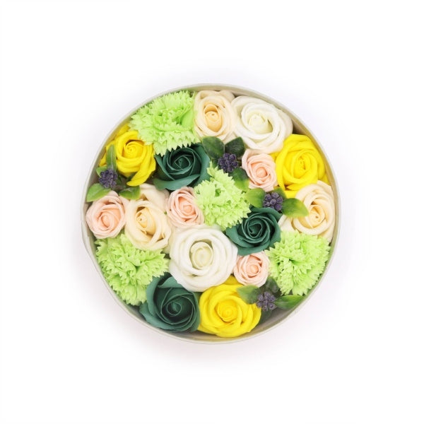 Merci Boutique soap bouquet Fresh Spring Round, imported from the UK
