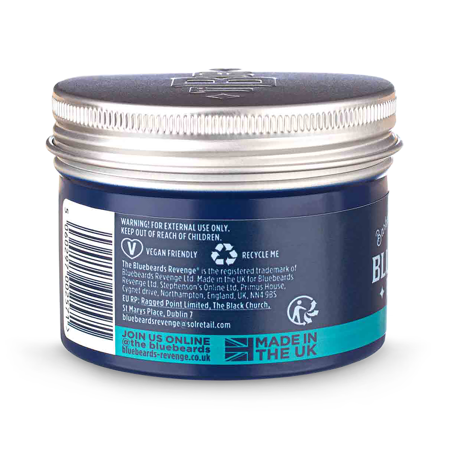 The Bluebeards Revenge pomade 100ml, UK version