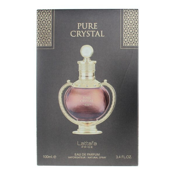 Lattafa Pure Crystal Eau de Parfum 100ml - British product