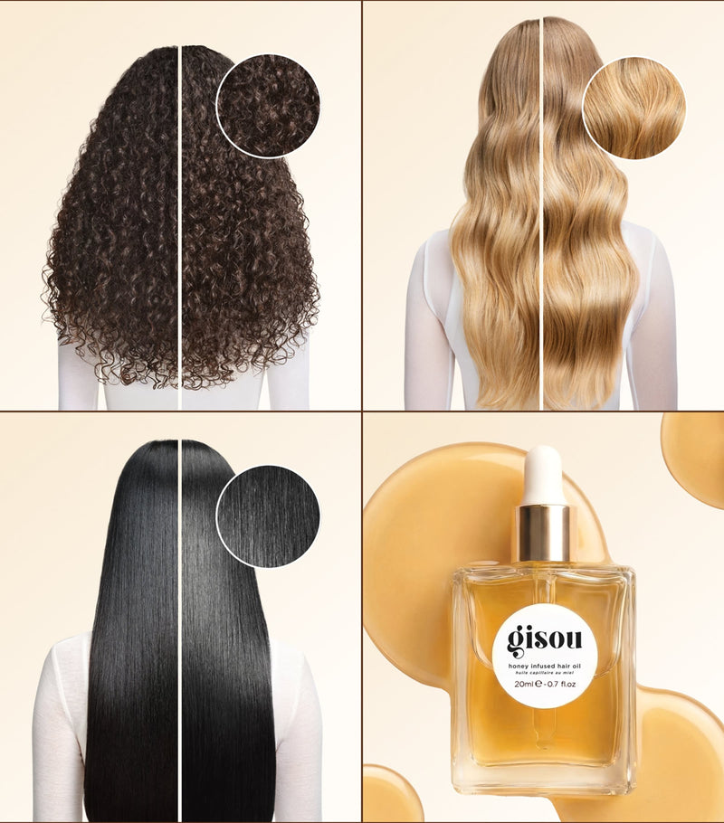 Gisou honey infused hair oil 50ml - British product