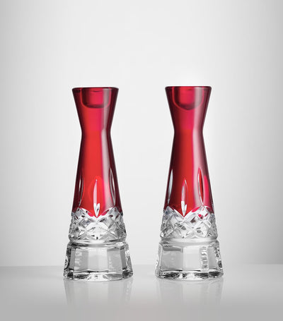 Harrods Waterford Crystal Lismore Candlesticks Set of 2 Candle Holders- Buy online at McGrocer