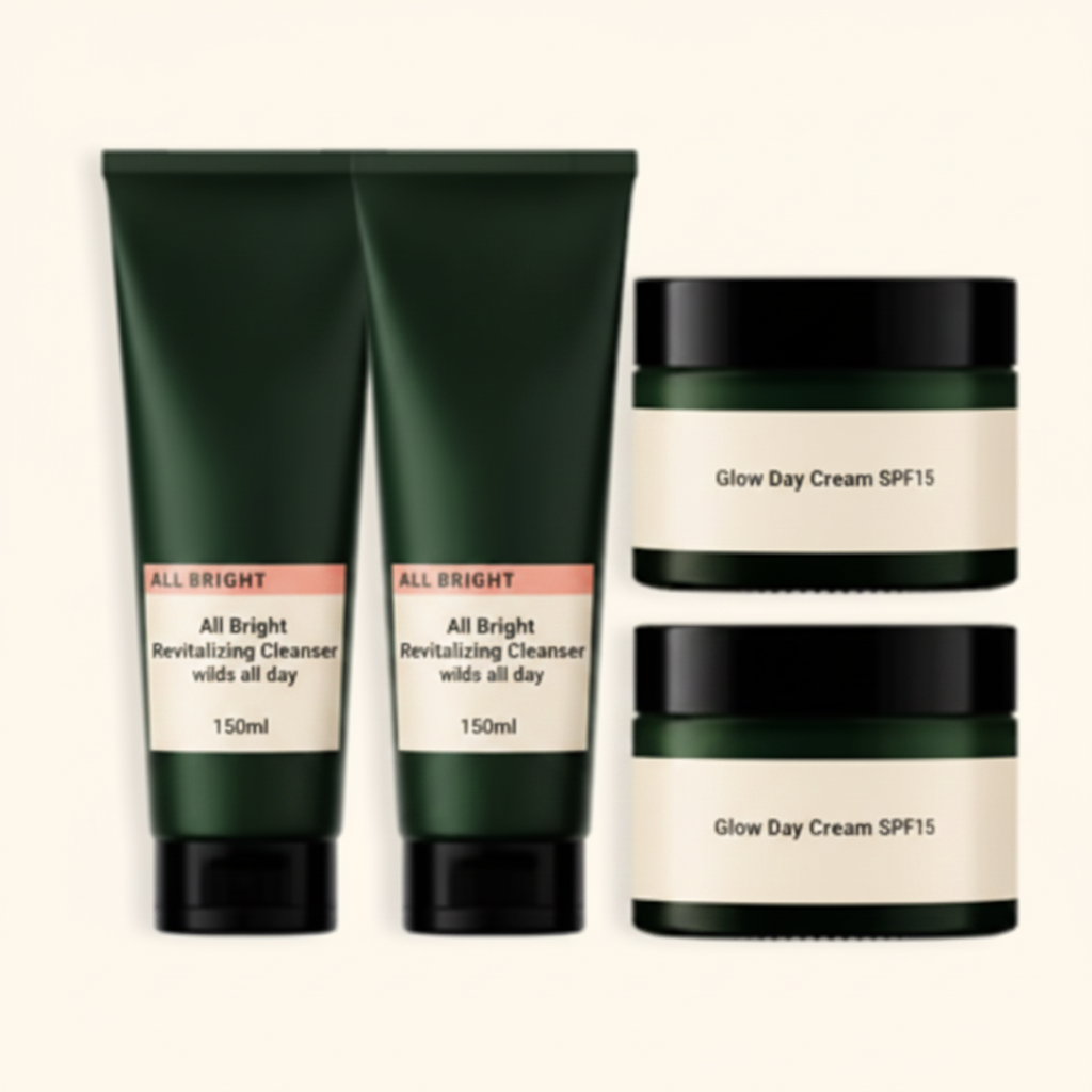 Botanics All Bright Cleanse and Cream - British product