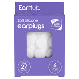 EarHub Sleepwell אטמי סיליקון רכים 6 זוגות