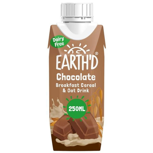 Earth'd Breakfast Cereal & Oat Shake - Chocolate   250ml