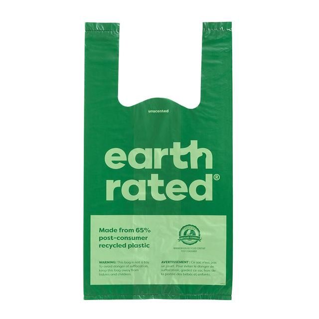 Earth Rated Poop Bags Unscented Tie Handle Bag   120 per pack