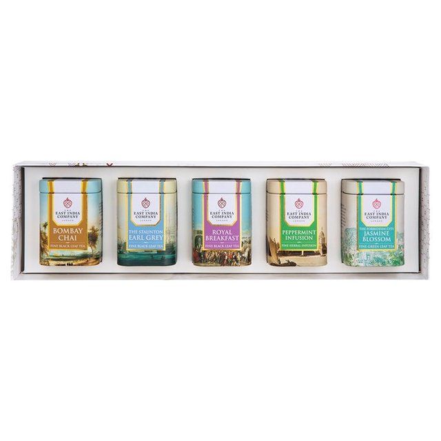 EAST INDIA COMPANY Miniature Loose Tea Caddy Gift Selection   5 per pack