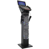 Easy Karaoke Bluetooth Pedestal Karaoke System with Light Effects, EKS878BT