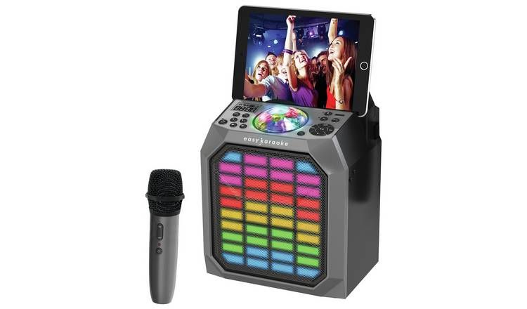 Easy Karaoke Wireless Karaoke Machine Party Hub - Black