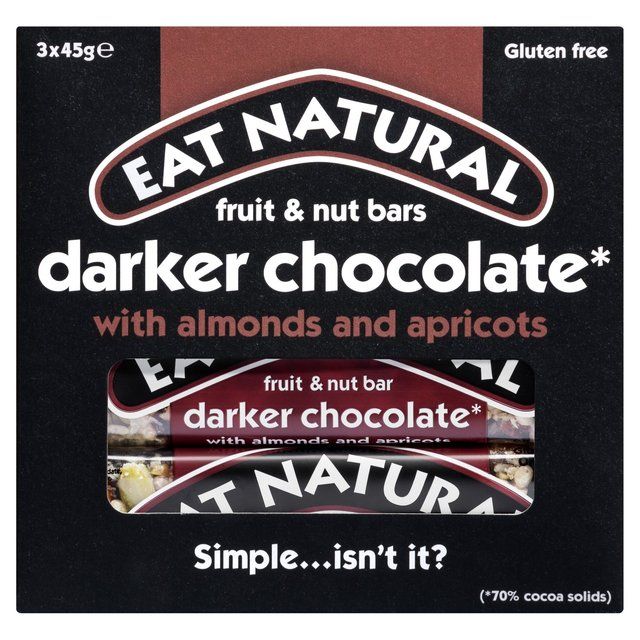 Eat Natural 70% Darker Chocolate Almonds & Apricots Bars