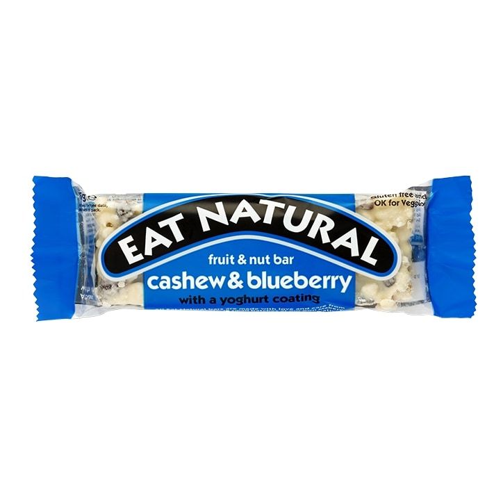 Eat Natural Cashew &amp;amp; Blueberry with a Yoghurt Coating 45g