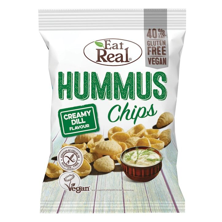 Eat Real Creamy Dill Hummus Chips 135g