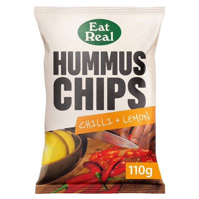 Eat Real Hummus Chips Chilli & Lemon Sharing   110g