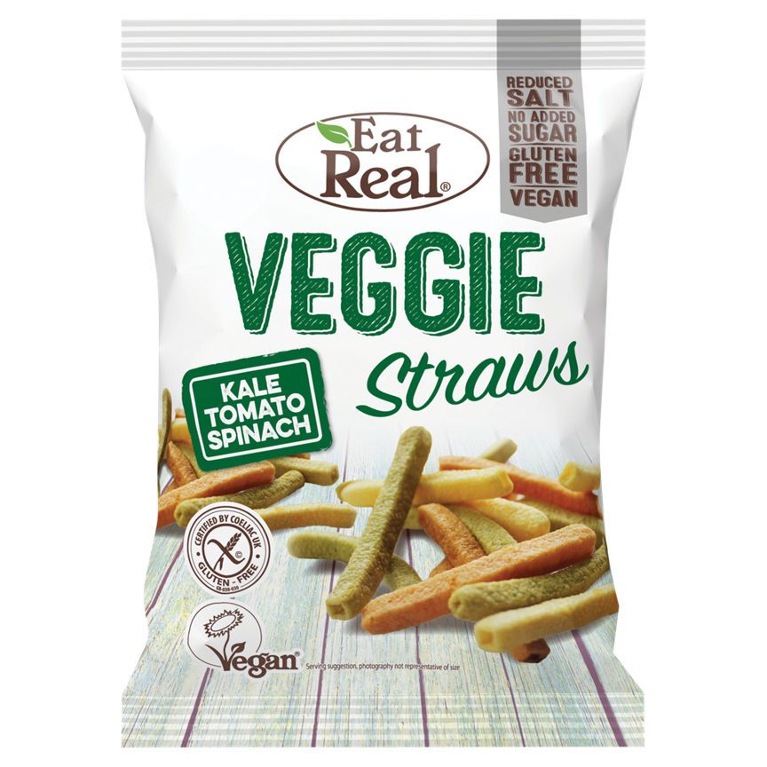 Eat Real Kale, Tomato &amp;amp; Spinach Sharing Veggie Straws