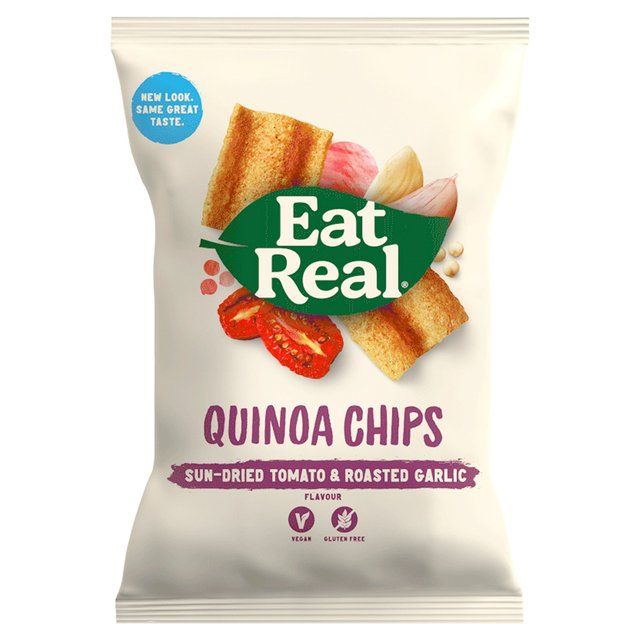 Eat Real Sundried Tomato &amp;amp; Roasted Garlic Quinoa Chips Single Bag Default Title