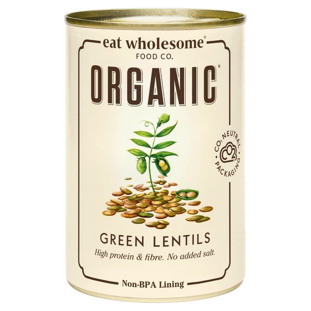 Eat Wholesome Organic Green Lentils   400g