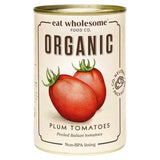 Eat Wholesome Organic Peeled Plum Tomatoes   400g