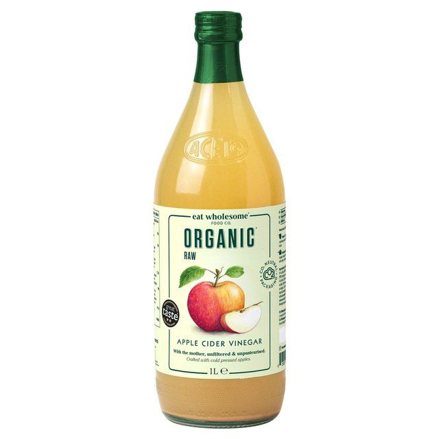 Eat Wholesome Organic Raw Apple Cider Vinegar with Mother   1L