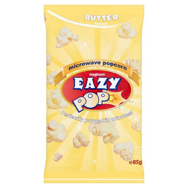 EAZYPOP Microwave Popcorn - Butter flavour   85g