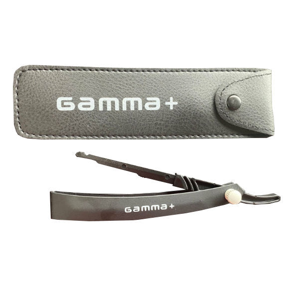 HBS Gamma+ Razor Handle Black Metal - British product