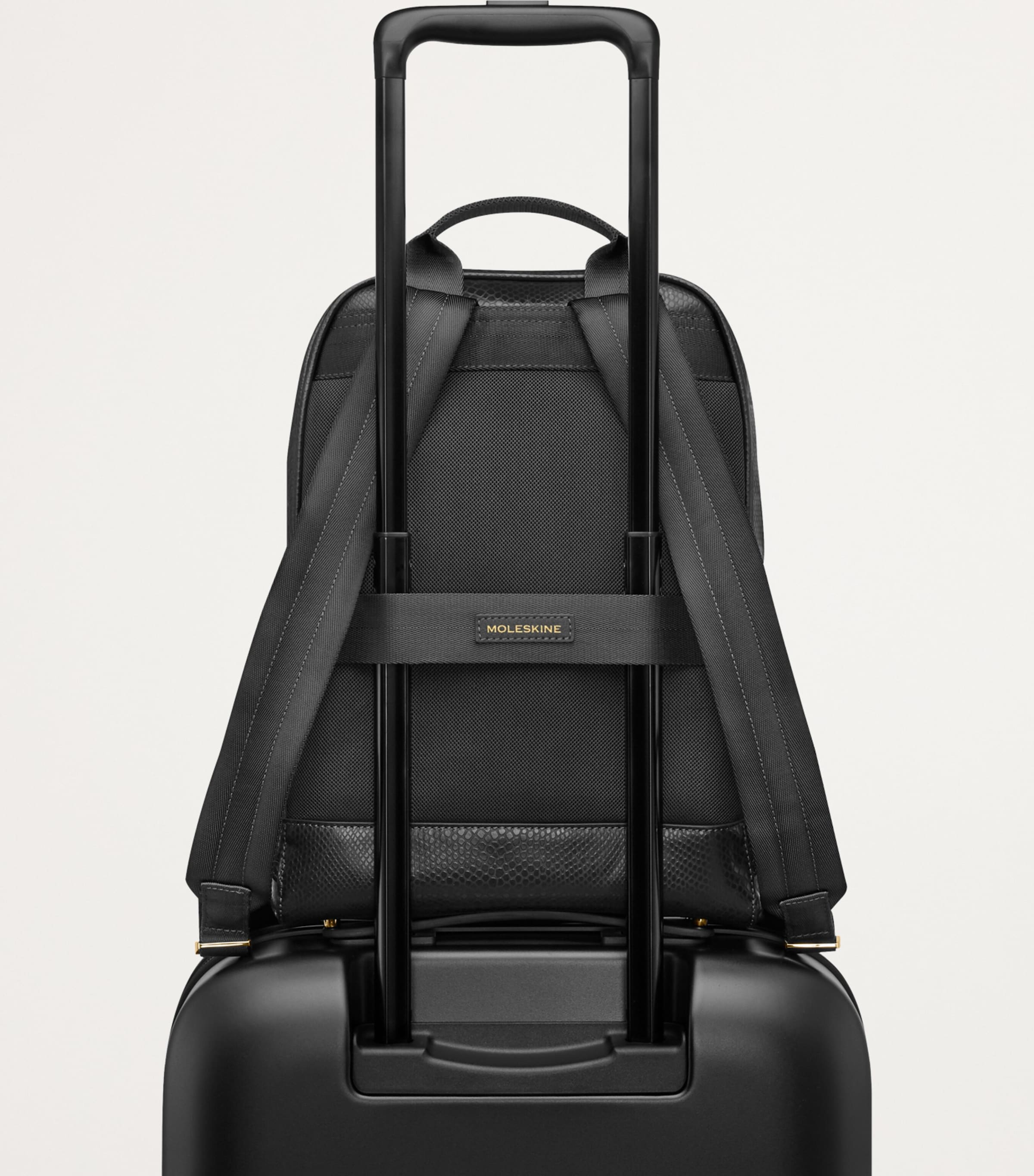 Moleskine vegan leather backpack 8L, imported from the UK
