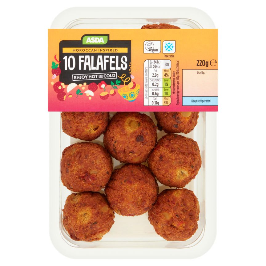 ASDA 10 Moroccan Style Falafels