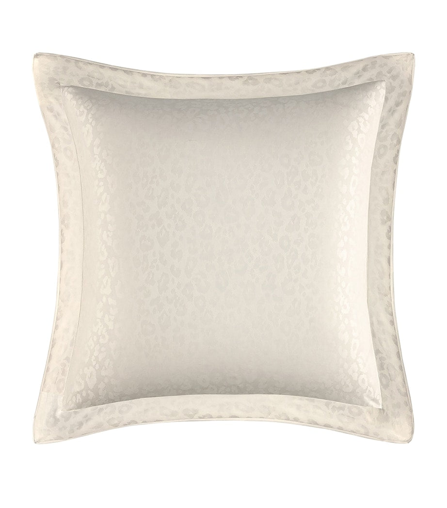 Yves Delorme Leopard Square Oxford pillowcase 65cm x 65cm (British brand)
